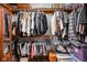 Well-organized walk-in closet with ample hanging space and storage shelves at 9159 E County Road 400 N, Brownsburg, IN 46112