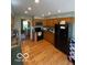 Spacious kitchen with stainless steel appliances and hardwood floors at 916 N County Road 500 E, Avon, IN 46123