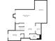 Detailed basement floor plan featuring room dimensions and layout, offering a comprehensive view of the home's downstairs layout at 10390 Tremont Dr, Fishers, IN 46037
