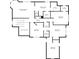 Detailed second floor plan featuring room dimensions and layout, offering a comprehensive view of the home's upstairs layout at 10390 Tremont Dr, Fishers, IN 46037