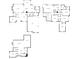 Detailed first, second, and basement floor plan featuring room dimensions and layout, offering a comprehensive view of the home at 10390 Tremont Dr, Fishers, IN 46037
