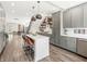 Spacious open-concept kitchen and dining area with modern fixtures at 1048 St Peter St, Indianapolis, IN 46203
