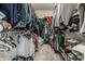 Spacious walk-in closet with clothing racks, shelves, and plenty of storage for shoes and accessories at 11674 Timken Ct, Fishers, IN 46037