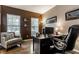 Traditional office space with chair, desk, and natural light from window at 11674 Timken Ct, Fishers, IN 46037