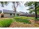 View of backyard featuring a ground cover, tree and glimpses of neighboring homes at 12258 Charing Cross Rd, Carmel, IN 46033