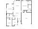 Detailed floor plan showcasing the layout, including the kitchen, living room, bedrooms, and bathrooms at 12258 Charing Cross Rd, Carmel, IN 46033