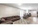 Bright living space with access to outdoor patio and an open floor plan at 1342 N Oakland Ave, Indianapolis, IN 46201