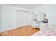 Bedroom view highlighting a closet, vanity, and furnishings at 1363 Briar Meadow Ct, Indianapolis, IN 46217