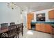 Bright kitchen open to dining area; a perfect space for Gathering meals at 1363 Briar Meadow Ct, Indianapolis, IN 46217