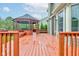 Inviting back deck with a charming gazebo, perfect for outdoor relaxation and entertaining at 1649 Woodstock Dr, Brownsburg, IN 46112
