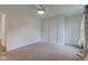 Neutral bedroom featuring ceiling fan, double closet and natural light at 1649 Woodstock Dr, Brownsburg, IN 46112