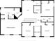 Second floor plan showing bedrooms, bathrooms, loft and laundry at 1649 Woodstock Dr, Brownsburg, IN 46112