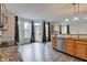 Kitchen features luxury vinyl plank flooring, and stainless steel appliances at 1649 Woodstock Dr, Brownsburg, IN 46112