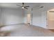 Spacious main bedroom with carpeting and recessed lighting at 1649 Woodstock Dr, Brownsburg, IN 46112