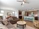 Open concept living area with kitchen, dining, and living spaces, plus lots of light at 19657 Astoria Ave, Sheridan, IN 46069