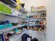 Organized pantry with wire shelving, maximizing storage for food and household items at 19657 Astoria Ave, Sheridan, IN 46069