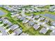 New homes line the street, showcasing this community's manicured landscaping at 247 Verdant Dr, Cicero, IN 46034