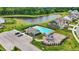 Community pool and playground, close to attractive single-Gathering homes and water feature at 247 Verdant Dr, Cicero, IN 46034