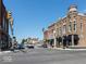 Street corner featuring well-preserved historic buildings with updated retail spaces in a lively downtown area at 247 Verdant Dr, Cicero, IN 46034