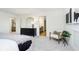 Spacious main bedroom with carpet, neutral wall color, and contemporary décor at 2705 Penn Ave, Plainfield, IN 46168