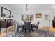 Cozy dining room featuring classic furniture and bright natural light at 305 N 1100 E, Zionsville, IN 46077