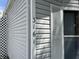Close up of home's address, with shutters on the vinyl siding at 3161 Compass Dr, Franklin, IN 46131