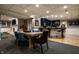 Finished basement with an entertainment center and bar at 410 Somerset W Dr, Indianapolis, IN 46260
