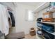 Walk-in closet with shelving and storage space at 4232 Linden Ln, Anderson, IN 46011