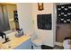 A view of a bathroom with a vanity, toilet and shower at 6056 Blackley Ct, Indianapolis, IN 46254
