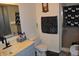 Bathroom with a vanity, toilet, and shower stall at 6056 Blackley Ct, Indianapolis, IN 46254
