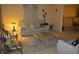 Living room featuring stylish sofa, chairs, glass tables and decor at 6056 Blackley Ct, Indianapolis, IN 46254