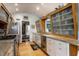 Contemporary kitchen featuring ample counter space, sleek cabinets, and stainless steel appliances, ideal for cooking at 6220 Spring Mill Rd, Indianapolis, IN 46260