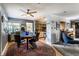 Open concept living space with a circular dining area at 6220 Spring Mill Rd, Indianapolis, IN 46260