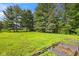 Large backyard with ample space and gardening beds at 71 W County Road 500 S, Clayton, IN 46118