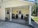 Welcoming front porch with decorative accents, rocking chairs, and a charming entrance at 71 W County Road 500 S, Clayton, IN 46118