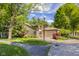 Exterior shot showcasing a garage and a well-manicured front lawn at 740 Carya Sq, Columbus, IN 47201