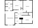 Second floor plan showcasing four bedrooms, two bathrooms, and laundry room at 7452 Lace Bark Ct, Avon, IN 46123
