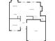 First floor plan featuring the kitchen, living room, dining area, and garage at 7452 Lace Bark Ct, Avon, IN 46123