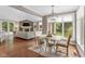 Inviting living space merges living and dining areas for a unified living experience at 7624 William Penn Pl, Indianapolis, IN 46256