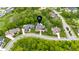 Stunning aerial view of an estate home nestled along a golf course and beautifully landscaped grounds at 860 Chatham Hills Blvd, Westfield, IN 46074
