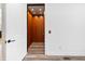 Featuring a home elevator with wood-paneled interior, providing convenient access to different levels of the house at 860 Chatham Hills Blvd, Westfield, IN 46074