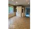 Dining area with built-in cabinets and large windows at 9650 Copley Dr, Carmel, IN 46290