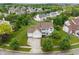 Panoramic aerial view of the neighborhood showing the home's location and curb appeal at 1029 Bridgeport Dr, Westfield, IN 46074