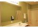 Bathroom featuring vanity with sink, mirror, shower and tub combo at 1029 Bridgeport Dr, Westfield, IN 46074