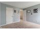 Nicely carpeted bedroom featuring decorations and neutral paint at 1029 Bridgeport Dr, Westfield, IN 46074