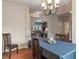 Dining room area with hardwood floors and view to the living room at 1029 Bridgeport Dr, Westfield, IN 46074