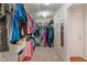 Walk-in closet featuring ample storage space and clothing racks at 1029 Bridgeport Dr, Westfield, IN 46074