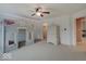 Bright bedroom with a unique bunk bed, large dresser and neutral carpet at 11521 Willow Bend Dr, Zionsville, IN 46077
