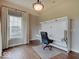 Stylish bedroom with custom built-ins and an abundance of natural light at 11521 Willow Bend Dr, Zionsville, IN 46077