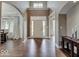 Elegant foyer featuring hardwood floors and an open, airy design at 11521 Willow Bend Dr, Zionsville, IN 46077